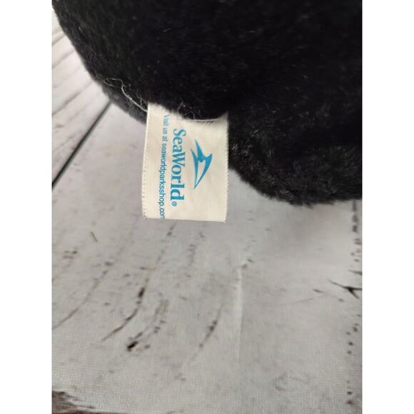 Sea World Emperor Penguin Plush 11in Stuffed Animal Faux Leather Feet Bill - Picture 6 of 7